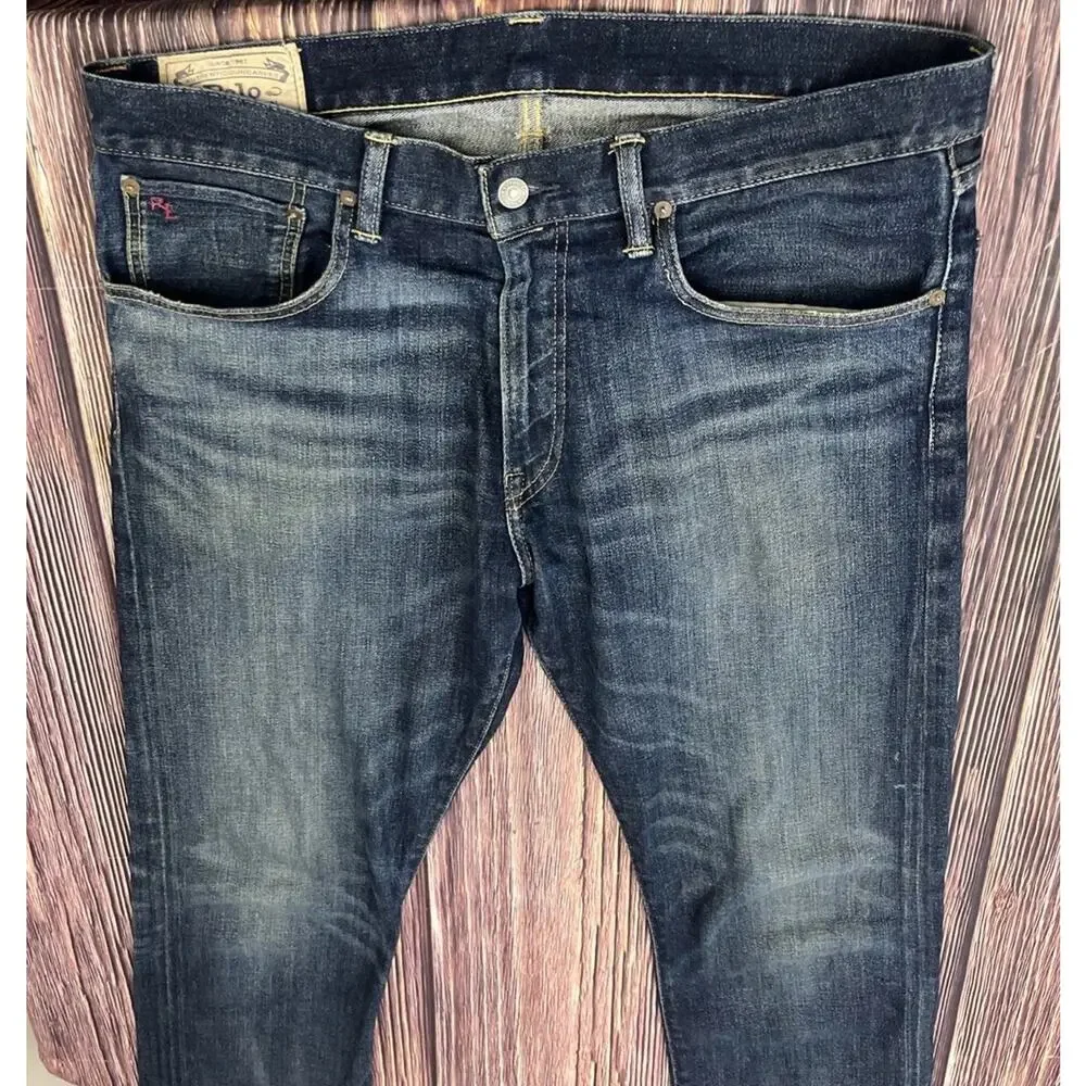 Polo Ralph Lauren Jeans Hampton Straight Stretch Mens 35x32 (Actual 36x32)